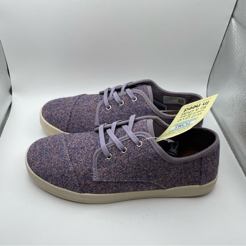 NWT! Toms Paseo lavender sneakers women’s 7